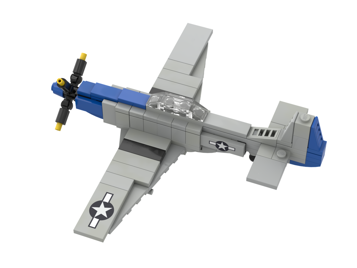 Founders P 51D Long Range Escort Fighter Brick Veteran