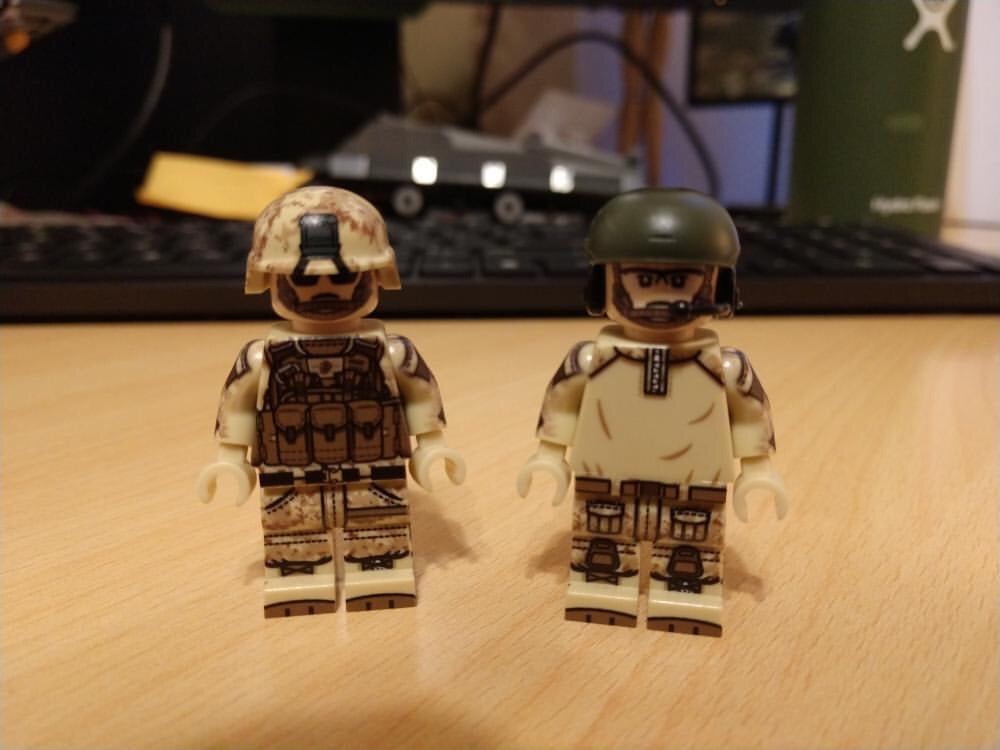 Tan Marine LAV 25 Made With Real LEGO(R) Bricks